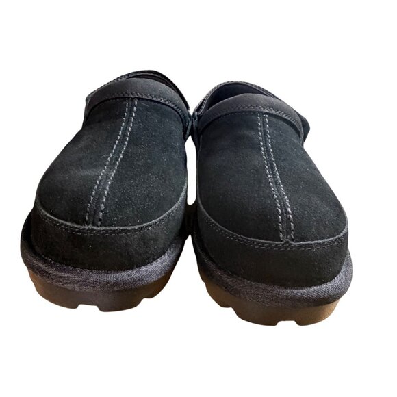 Koolaburra by UGG Tizzy Black Suede Platform Clogs Size 10 - Picture 4 of 16